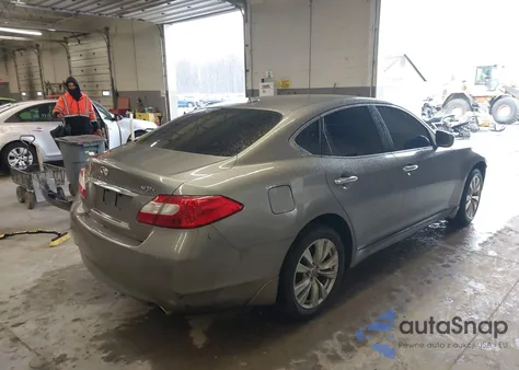 2012 Infiniti M37X z USA, uszkodzony, nr VIN JN1BY1AR0CM392319